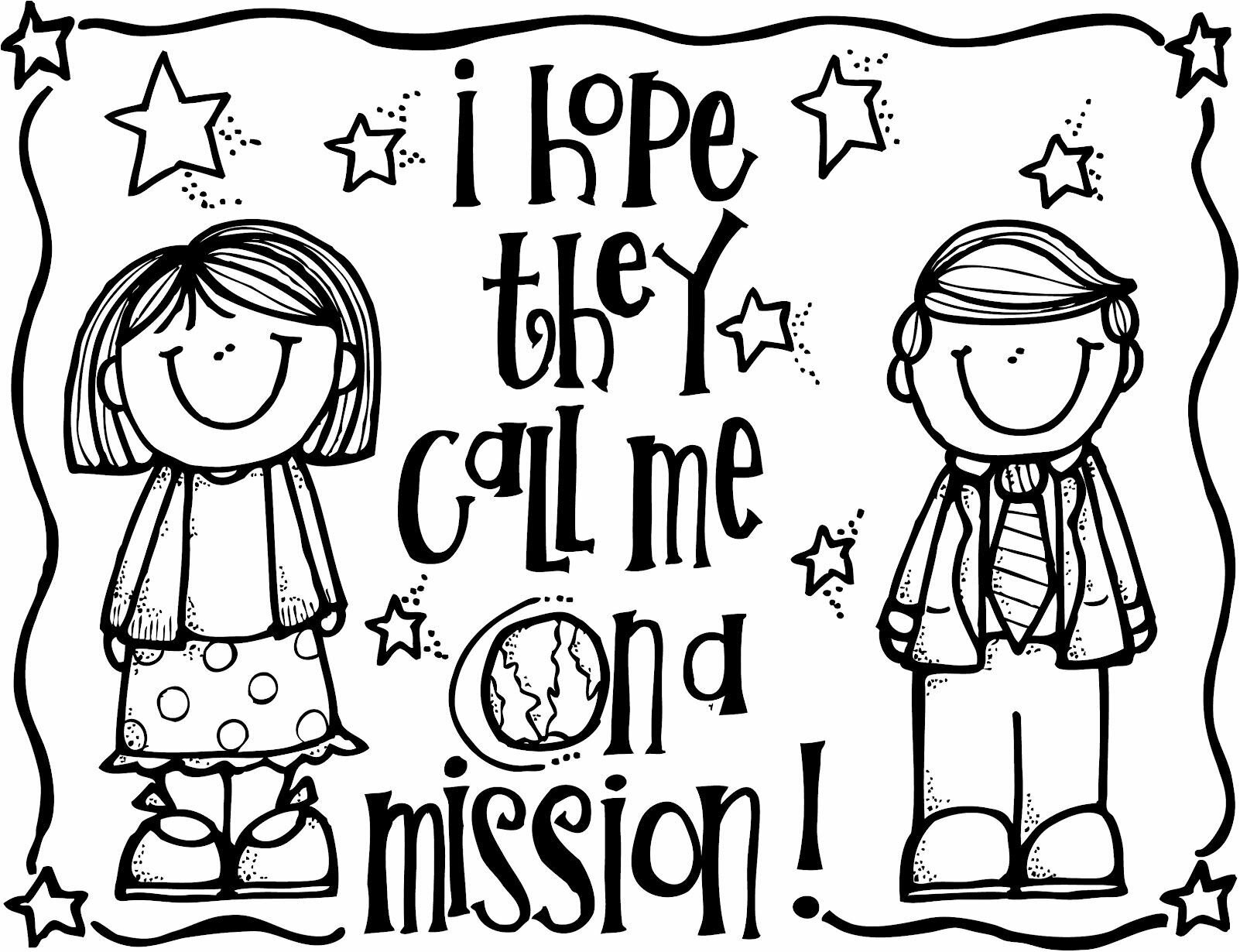 excellently lds illustrating i hope they call me on a mission terrible concepts missionary coloring pages free 