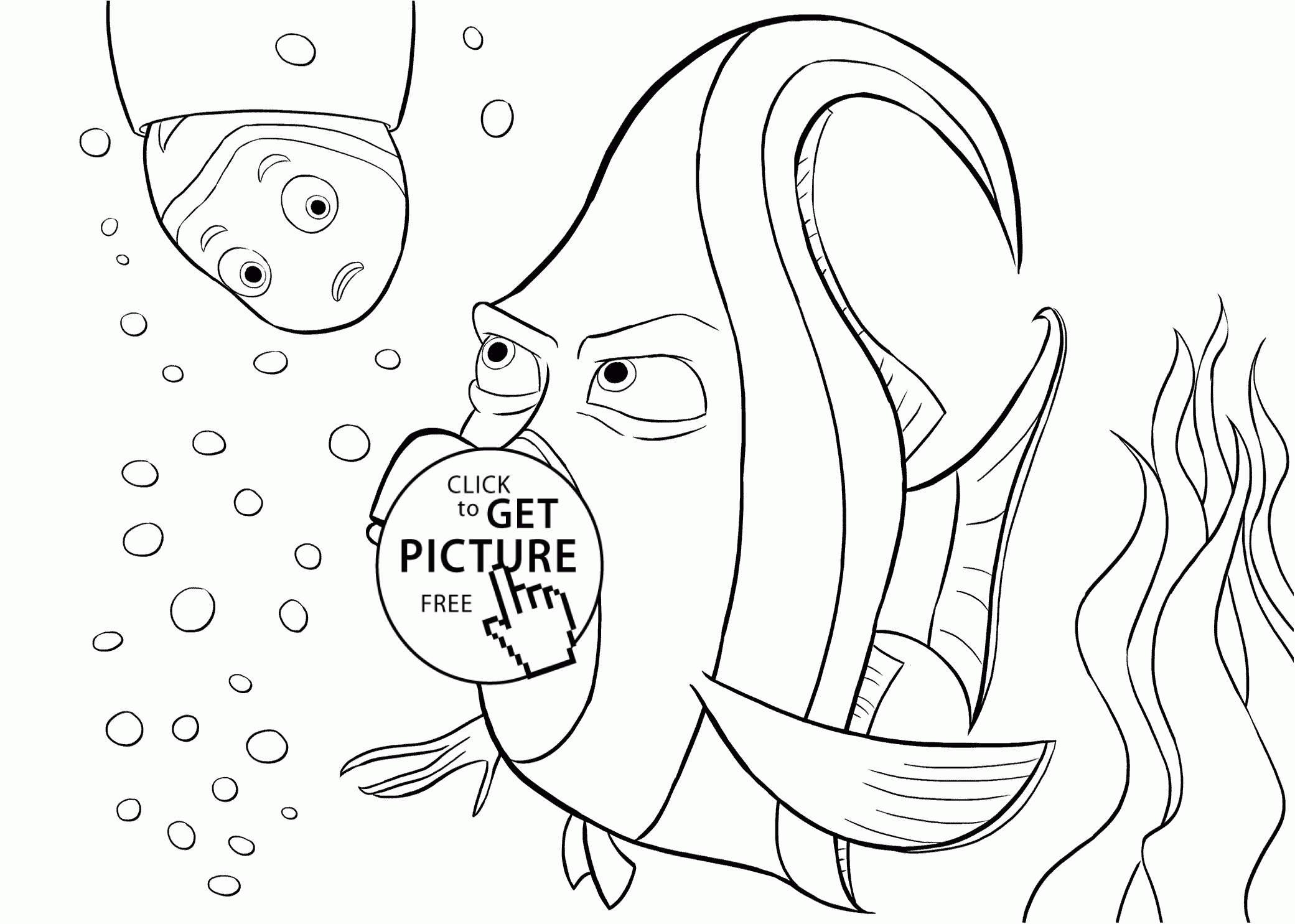 incredible Finding Nemo coloring pages for kids printable free – aquarium coloring pages printable