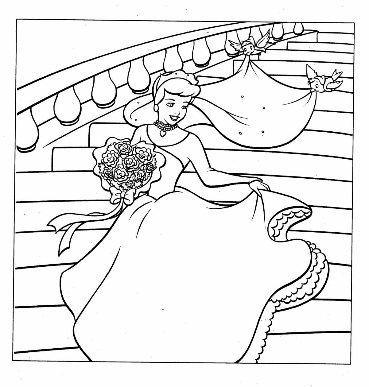stunning Free Printable Cinderella Coloring Pages For Kids Disney colors delightful picture – free printable cinderella coloring pages