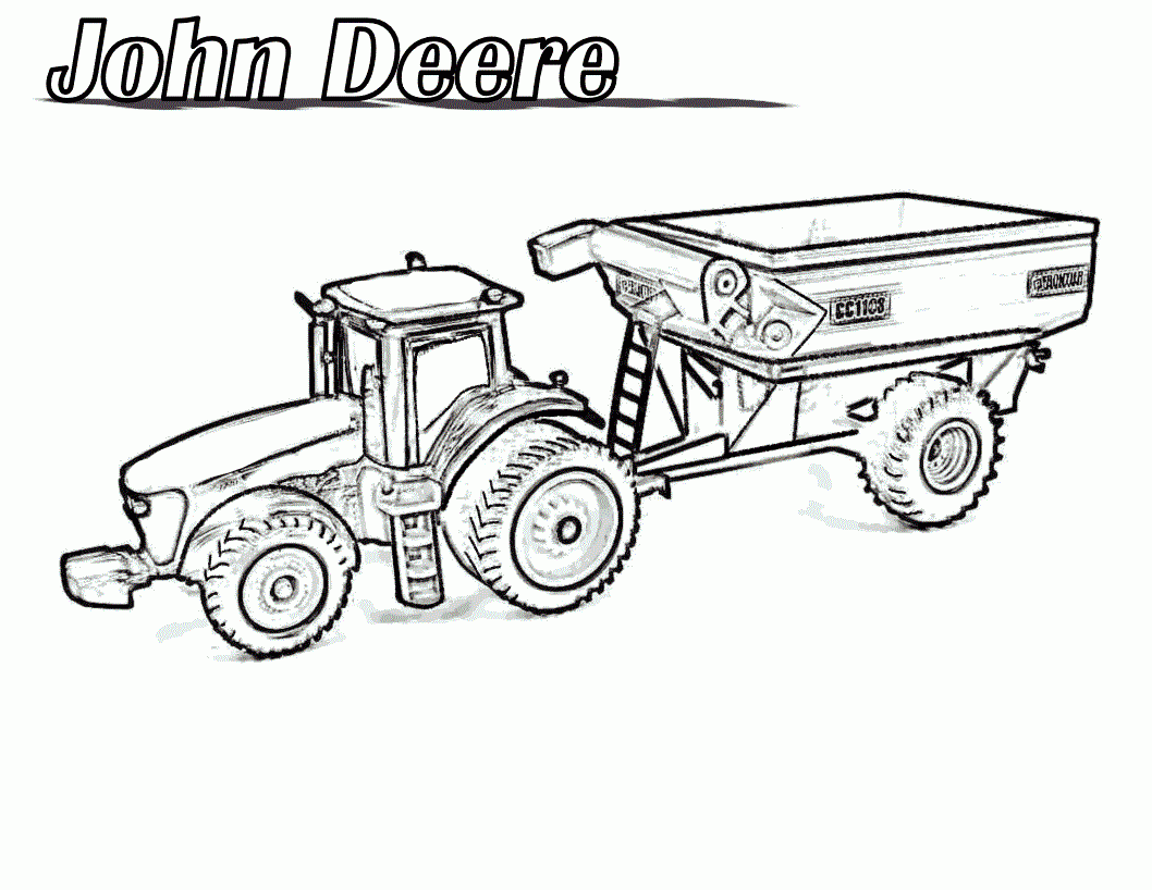 unbelievable Tractor Coloring Pages – john deere tractor coloring pages free